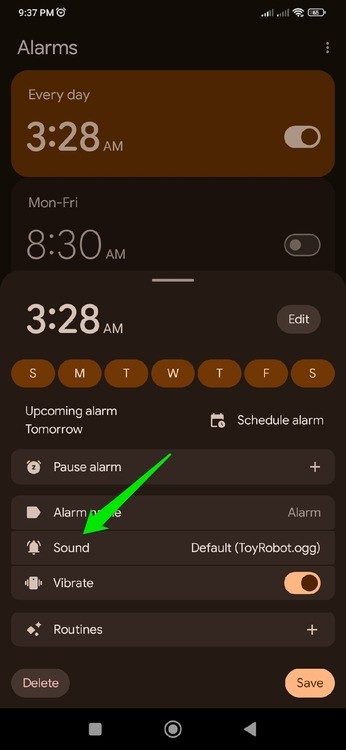 Đặt báo thức Android của bạn để phát danh sách phát – Hướng dẫn từng bước 
