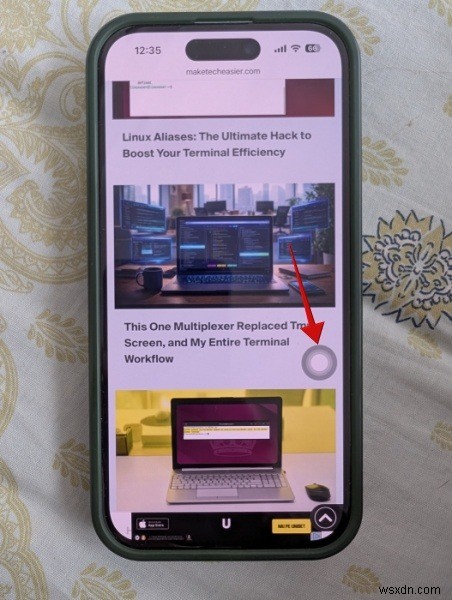 Bỏ qua thao tác vuốt:Bật các nút điều hướng trên màn hình trên iPhone của bạn 