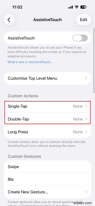 Bỏ qua thao tác vuốt:Bật các nút điều hướng trên màn hình trên iPhone của bạn 