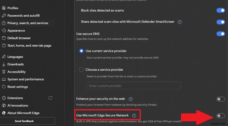 Cẩn thận:Những lỗ hổng tiềm ẩn của VPN tích hợp trong Microsoft Edge 