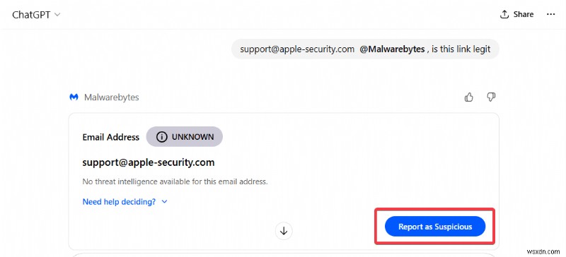 Phát hiện ngay các trò lừa đảo bằng Malwarebytes được tích hợp trong ChatGPT 