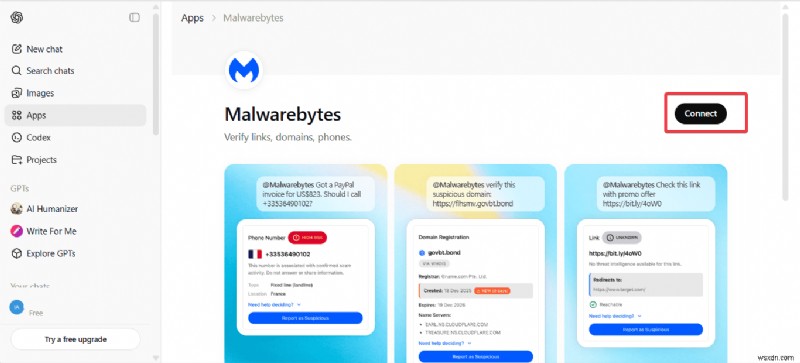 Phát hiện ngay các trò lừa đảo bằng Malwarebytes được tích hợp trong ChatGPT 