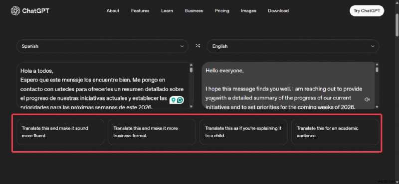 OpenAI ra mắt ChatGPT Translate:Bản dịch chính xác, nhận biết ngữ cảnh miễn phí 