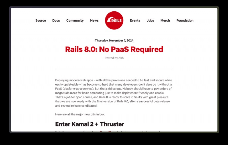 Phương pháp tiếp cận  Không PaaS  có phải là sự lựa chọn thông minh cho các nhà phát triển Rails không? 