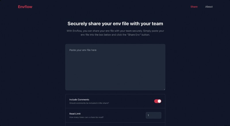 Xây dựng Envflow:Chia sẻ an toàn các biến môi trường với Laravel &Upstash Redis 