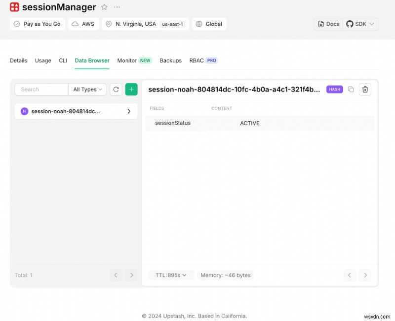 Quản lý phiên an toàn trong Next.js bằng Upstash Redis 