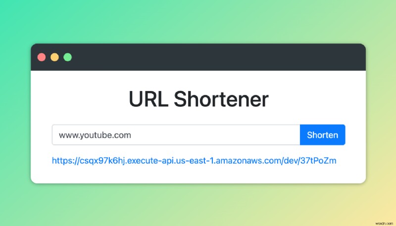Xây dựng Trình rút ngắn URL không có máy chủ bằng AWS Lambda, Python và Upstash Redis 