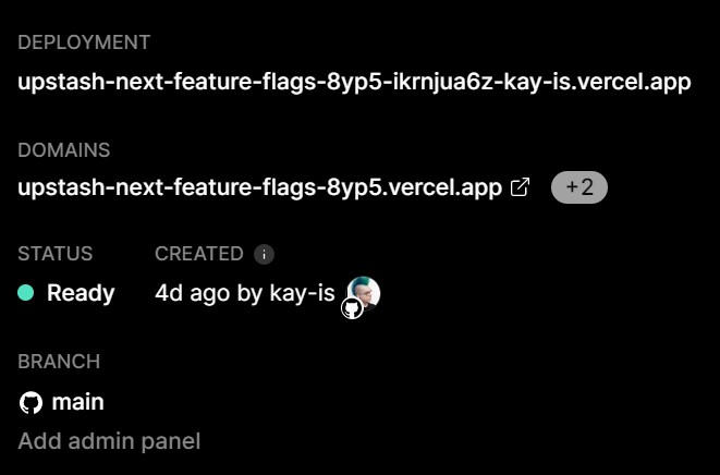 Triển khai Cờ tính năng trong Next.js với Upstash Redis để có các bản phát hành linh hoạt, an toàn 