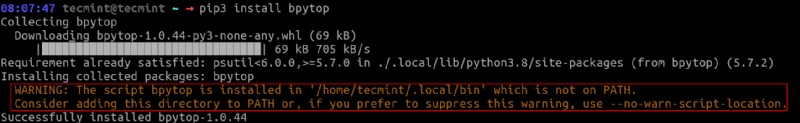 BpyTOP:Trình giám sát hệ thống dựa trên Python, mạnh mẽ dành cho Linux &macOS 