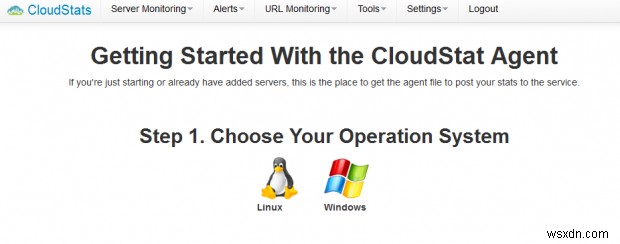 CloudStats.me – Giám sát trang web và máy chủ Linux toàn diện từ đám mây 