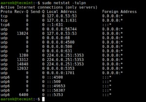 Cách Giám sát Cổng TCP & UDP Thời gian thực trên Linux