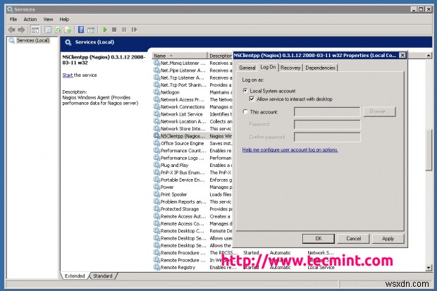 Thêm máy chủ Windows vào Nagios:Hướng dẫn từng bước 