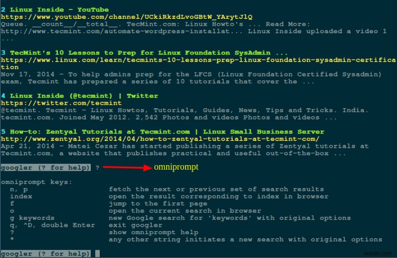Nhân viên của Google:Tìm kiếm Google dòng lệnh từ thiết bị đầu cuối Linux của bạn 