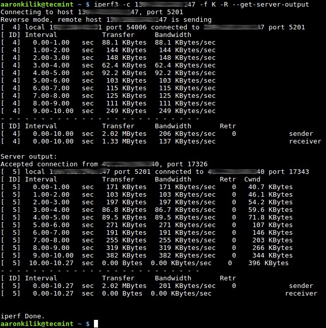 iPerf3 - Kiểm tra tốc độ và thông lượng mạng chính xác cho Linux 