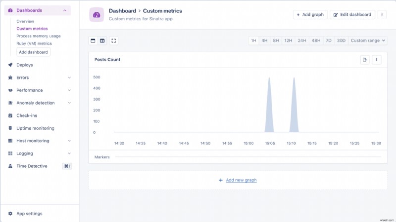 Nắm vững các số liệu và cảnh báo tùy chỉnh trong AppSignal cho ứng dụng Ruby của bạn 
