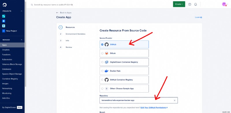 Khởi chạy ứng dụng Ruby on Rails của bạn trên DigitalOcean với AppSignal:Hướng dẫn từng bước 