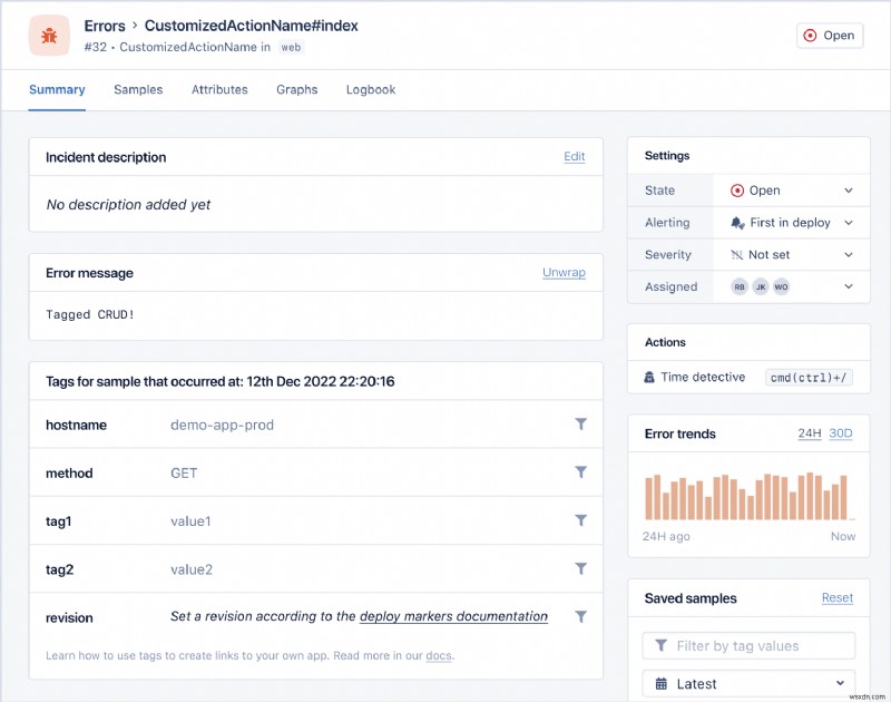 Báo cáo ngoại lệ Rails liền mạch với AppSignal 3.4.1 