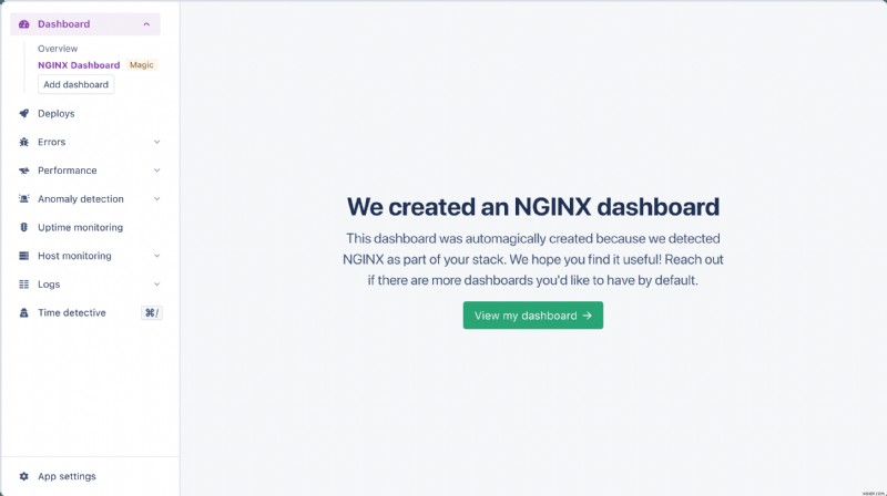 Giám sát hiệu suất NGINX tự động với AppSignal:Thông tin chi tiết theo thời gian thực và bảng điều khiển tùy chỉnh