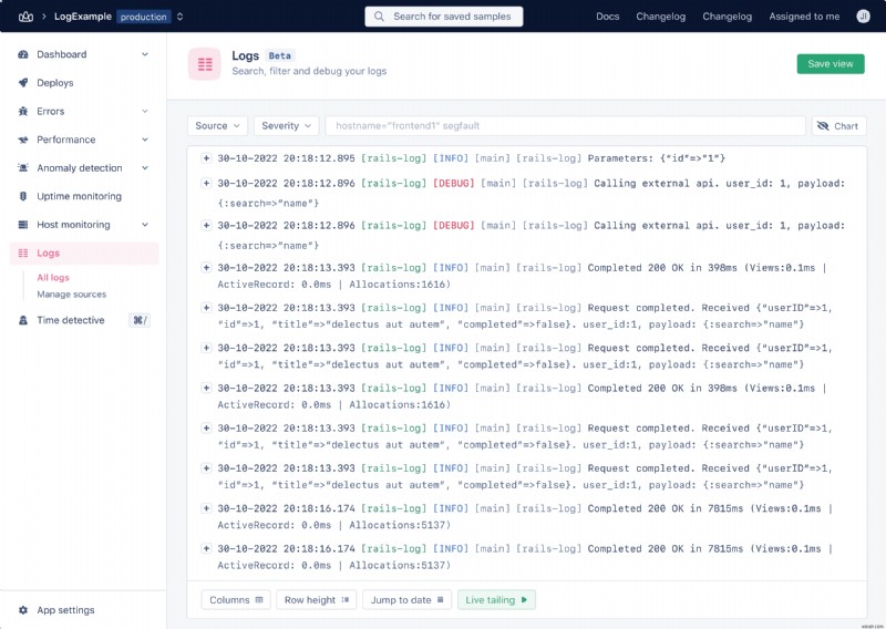 Làm chủ việc ghi nhật ký trong Rails:Từ gỡ lỗi đến cảnh báo chủ động 