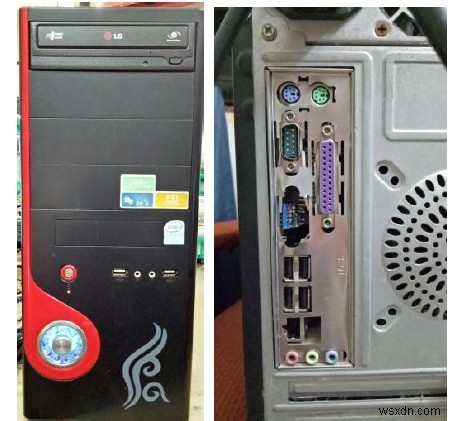 Bo mạch chủ được khôi phục sau khi đầu nối VGA vô tình bị đứt 