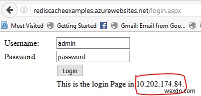 Quản lý phiên hiệu quả trên dịch vụ ứng dụng Azure bằng cách sử dụng Redis Cache trong thiết lập cân bằng tải 