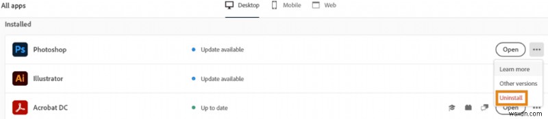 Gỡ cài đặt hoàn toàn Adobe khỏi máy Mac của bạn:Hướng dẫn từng bước 