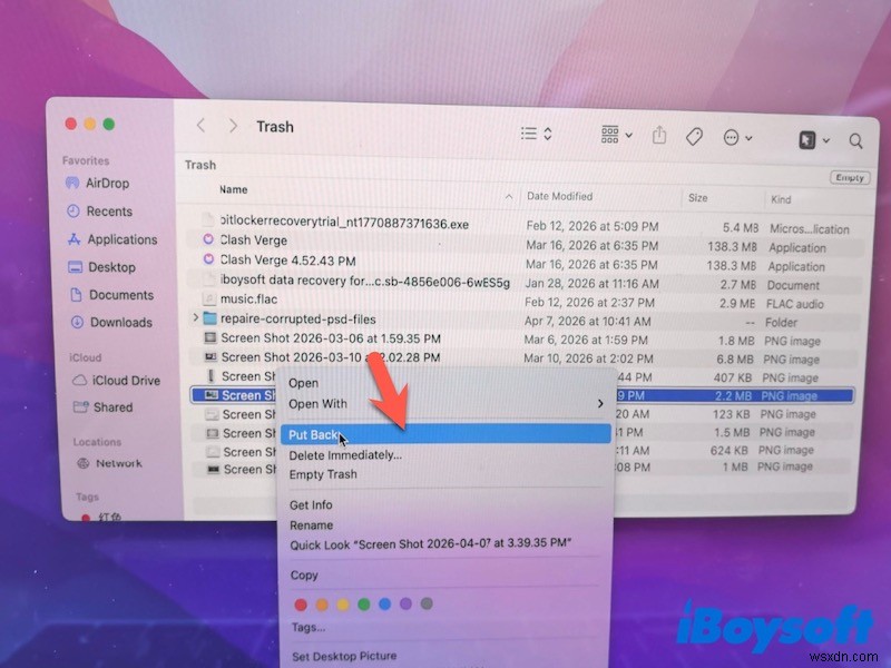 Khôi phục ảnh đã xóa trên macOS:Từ Thư viện ảnh sang thẻ SD 