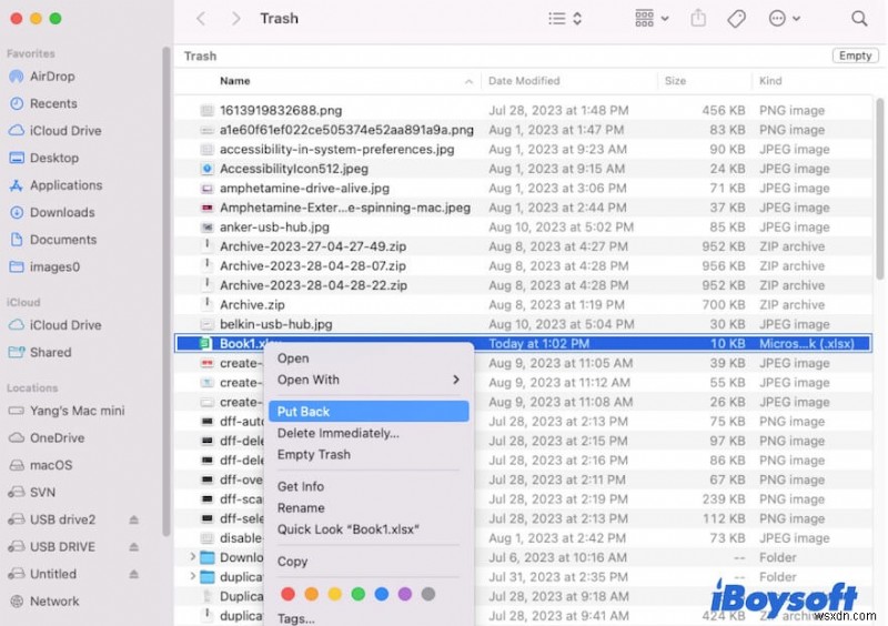 Cách khôi phục nhanh chóng các tệp Excel chưa lưu, đã xóa hoặc bị thiếu trên macOS 