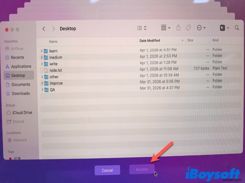Hướng dẫn khôi phục dữ liệu MacBook:Khôi phục tập tin bị mất trên Air &Pro 