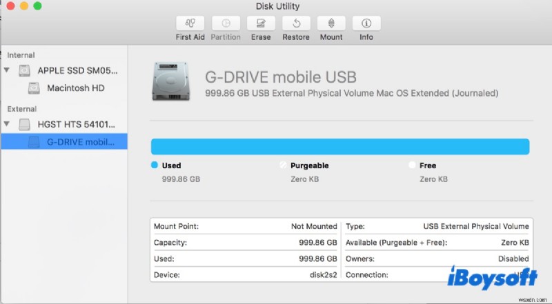 Ổ đĩa ngoài G-Drive bị thiếu trên máy Mac? Kiểm tra nhanh để bảo vệ dữ liệu của bạn 