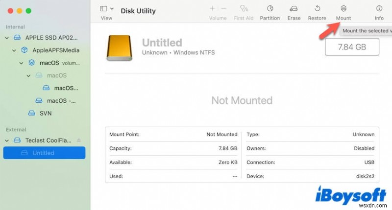 Cách khôi phục ổ đĩa ngoài không được nhận dạng sau khi buộc phải đẩy ra trên macOS