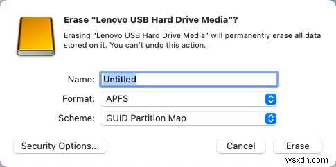 Giải quyết lỗi  Âm lượng không tương thích  khi cài đặt macOS Big Sur trên ổ đĩa ngoài 