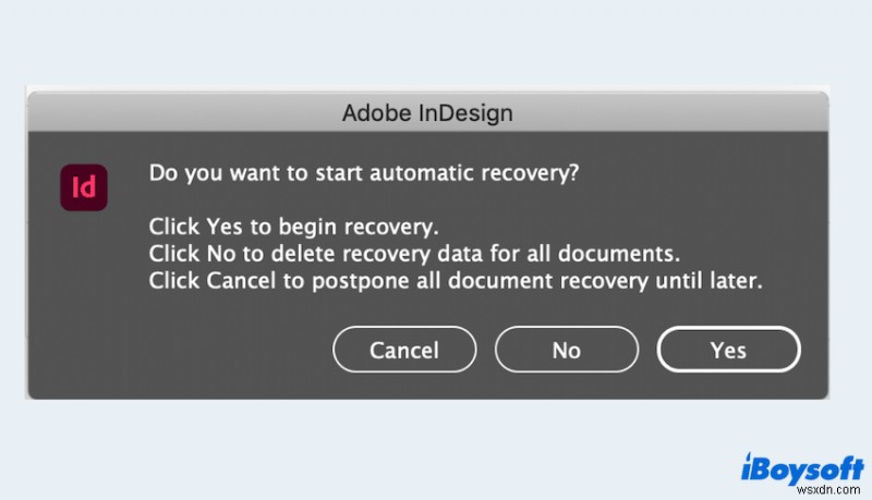 Cách khôi phục các tệp InDesign chưa được lưu, bị mất hoặc bị xóa trên máy Mac – Hướng dẫn từng bước