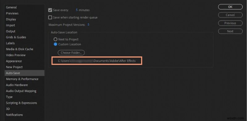 Khôi phục các tệp Adobe After Effects chưa được lưu hoặc bị mất trên máy Mac:Các bước nhanh chóng, đã được chứng minh 