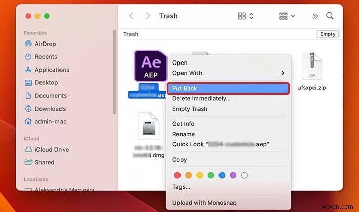Khôi phục các tệp Adobe After Effects chưa được lưu hoặc bị mất trên máy Mac:Các bước nhanh chóng, đã được chứng minh 
