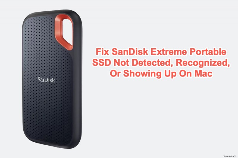 Khắc phục nhanh khi không phát hiện được ổ SSD ngoài trên máy Mac 