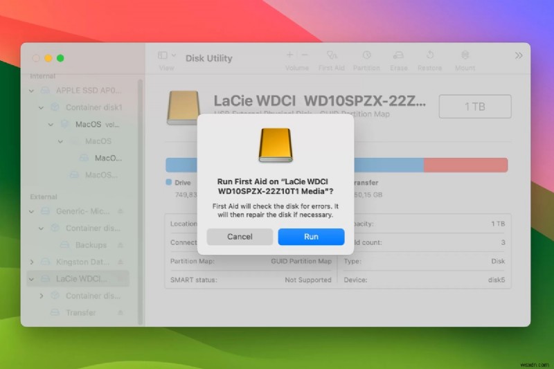 Khắc phục nhanh khi không phát hiện được ổ SSD ngoài trên máy Mac 