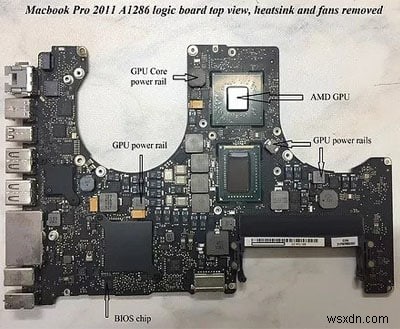 Hướng dẫn từng bước để sửa chữa bảng logic của MacBook 