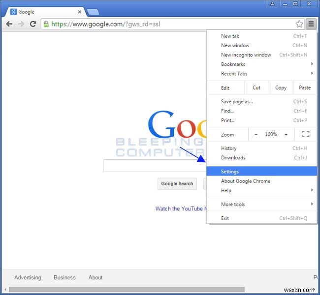 Cách xóa chuyển hướng Searchletter.com khỏi trình duyệt của bạn 