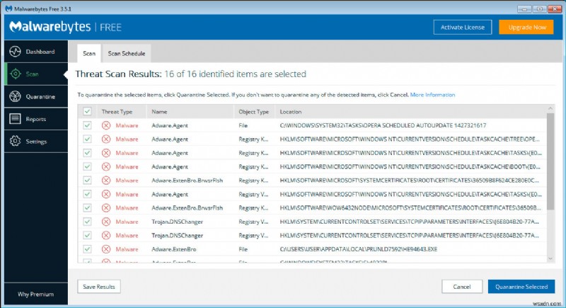 Cách loại bỏ an toàn Trojan thay đổi DNS ExtenBro khỏi máy tính của bạn 