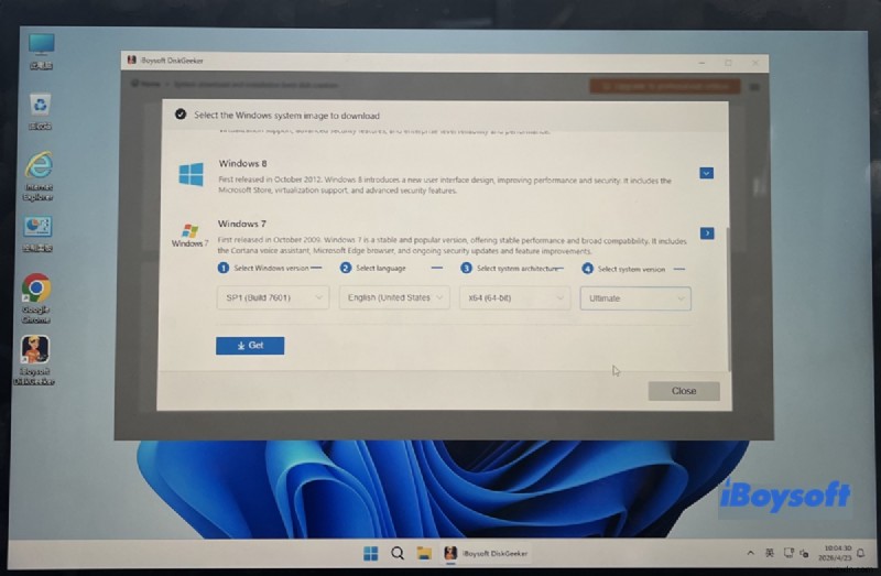 Tải xuống Windows 7 Ultimate 32/64-bit ISO – Gói tính năng chính thức, an toàn và đầy đủ 