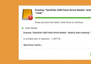 Cách khắc phục lỗi  Writable Disk is Needed  khi xóa ổ USB (Lỗi -69772) 