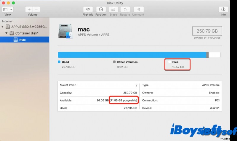 Tại sao macOS hiển thị dung lượng trống không chính xác và cách khắc phục 