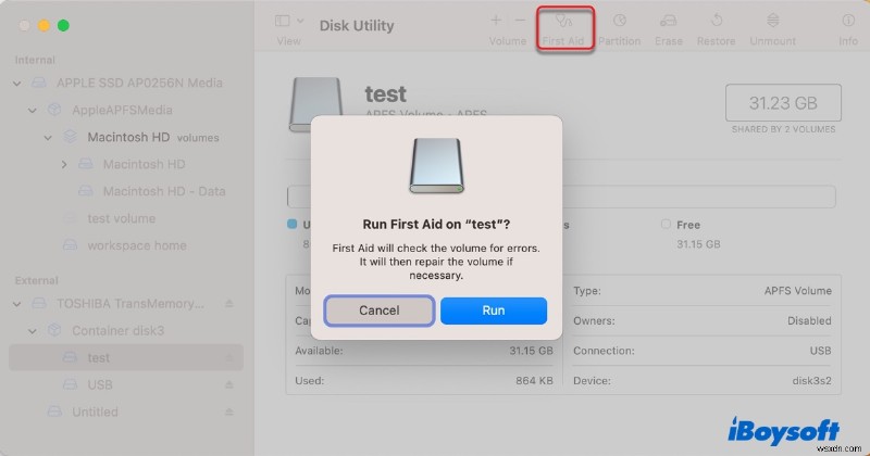 Giải quyết lỗi com.apple.DiskQuản lý.disenter 49244 trên macOS Ventura và Sequoia