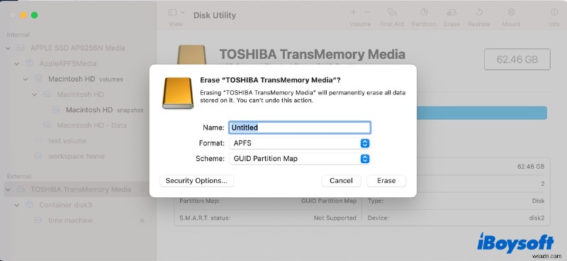 Giải quyết lỗi Time Machine Could not Complete the Backup trên macOS Sonoma, Ventura và Sequoia