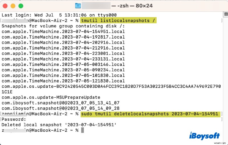 Giải quyết lỗi Time Machine Could not Complete the Backup trên macOS Sonoma, Ventura và Sequoia