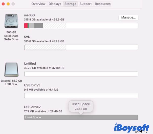 Cách giải quyết  Không thể tạo thư mục mới  trên ổ USB của máy Mac 