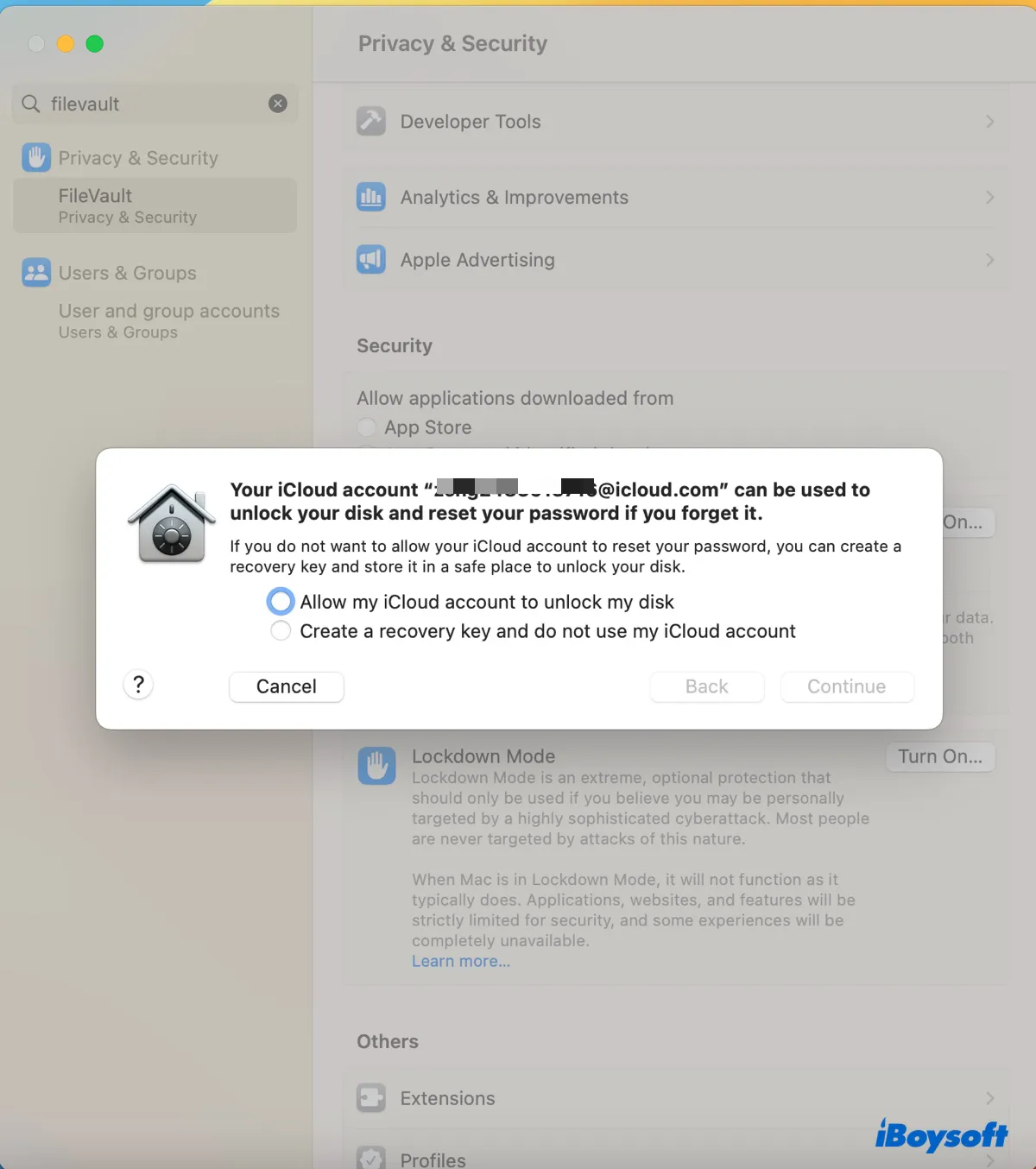 Cách tìm và sử dụng khóa khôi phục FileVault của bạn trên máy Mac Intel và M1