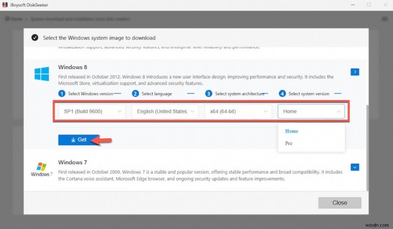 Liên kết trực tiếp miễn phí:Tải xuống ISO Windows 8 64‑bit &32‑bit (Tất cả trong một) 