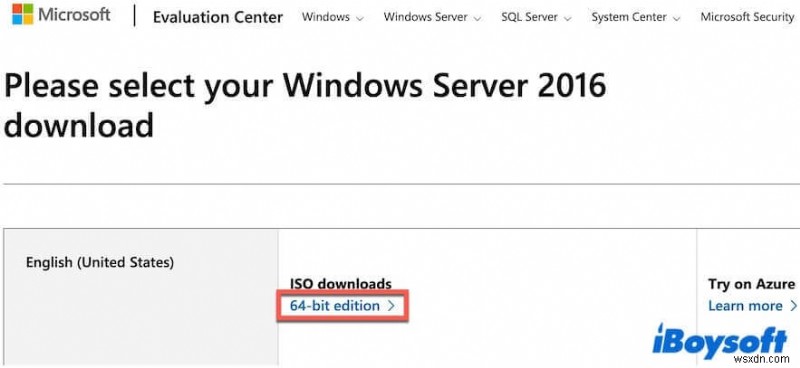 Windows Server 2016 ISO miễn phí – Tải xuống đầy đủ, chính thức